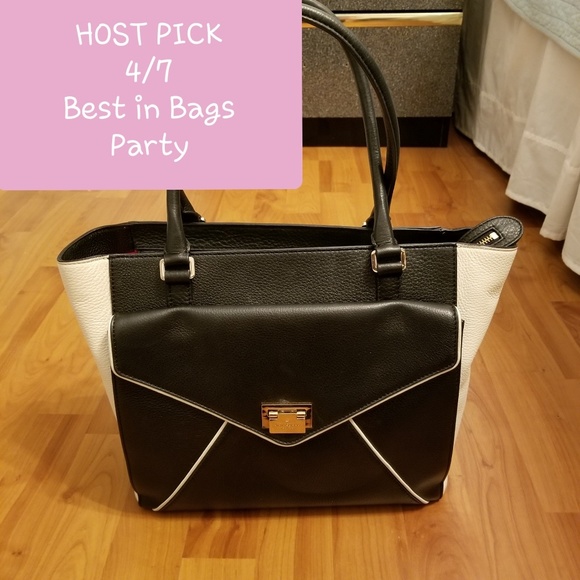 kate spade Handbags - Kate Spade Wesley Place purse in black & porcelain